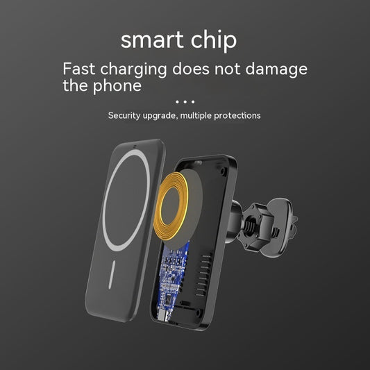 15W Fast Wireless Car Charger Mount – detail