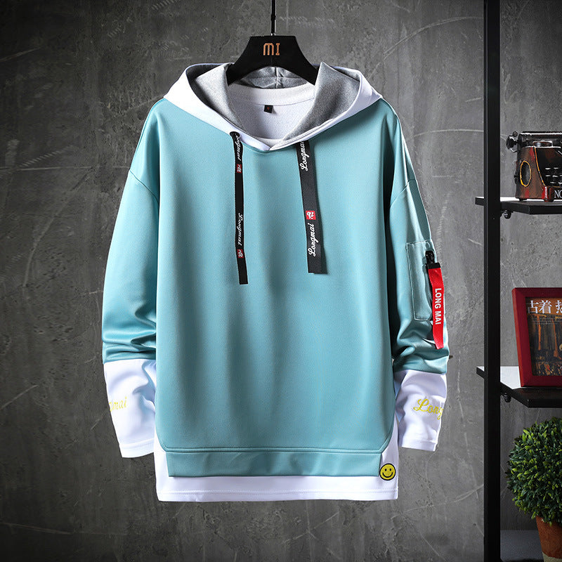 Hoodie clothes sweater – in use