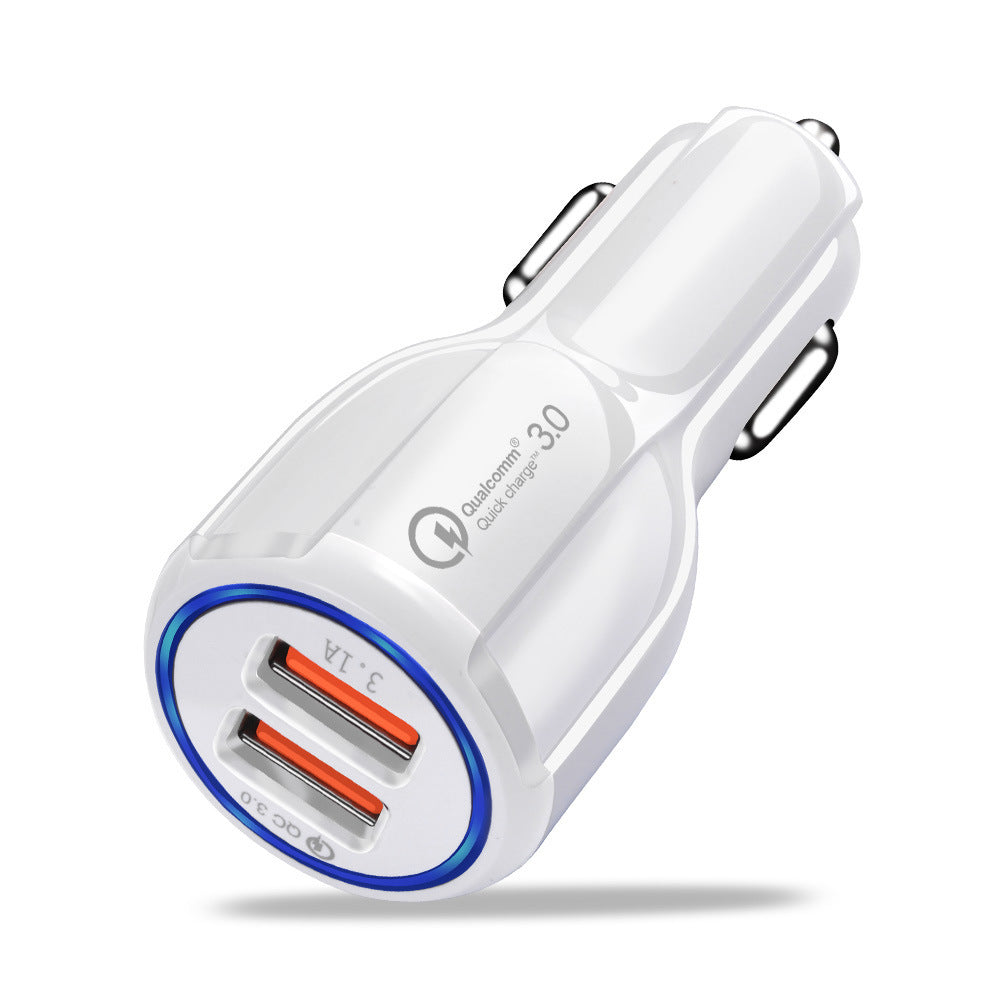 6A Fast Charge USB Car Charger with LED Light – detail