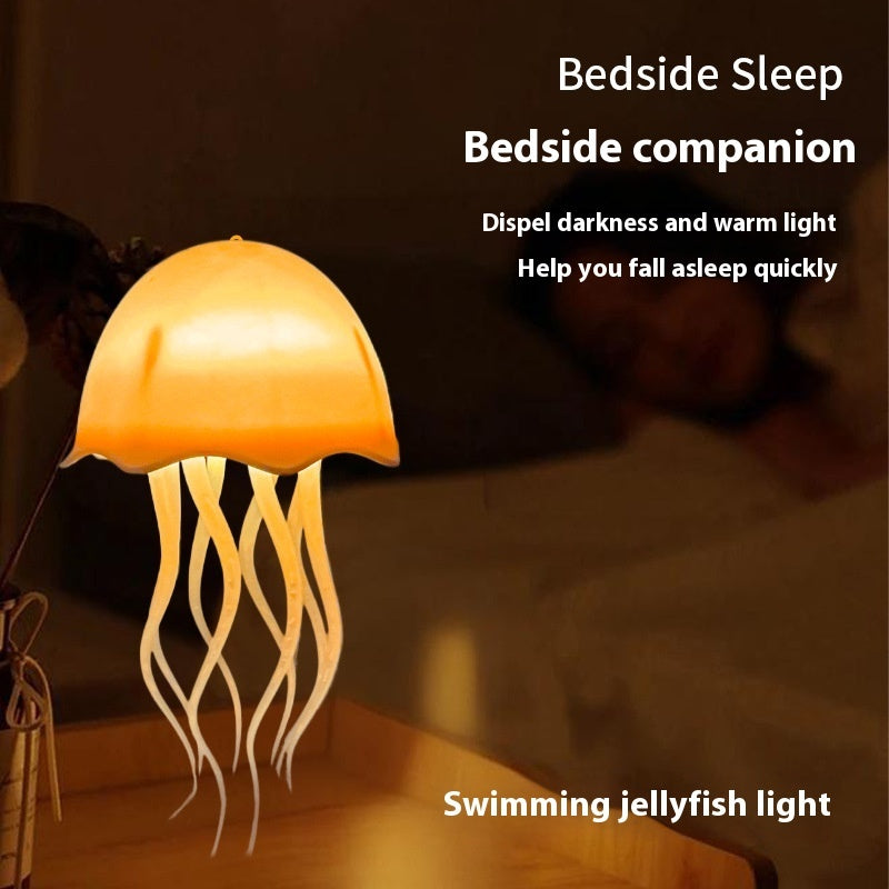 Voice-Control Jellyfish Ambience Lamp – in use