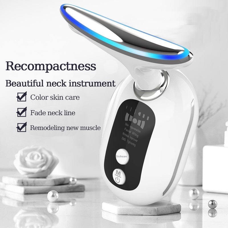 Neck & Face Lifting Device with Microcurrent & LED Light Therapy