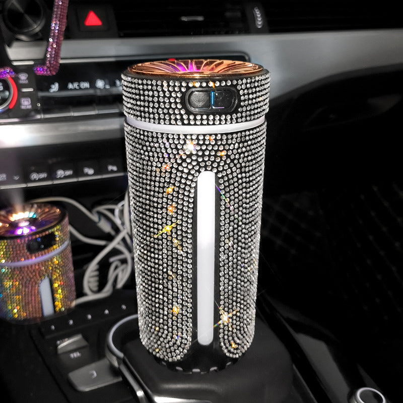 Diamond LED Car Diffuser Humidifier – in use