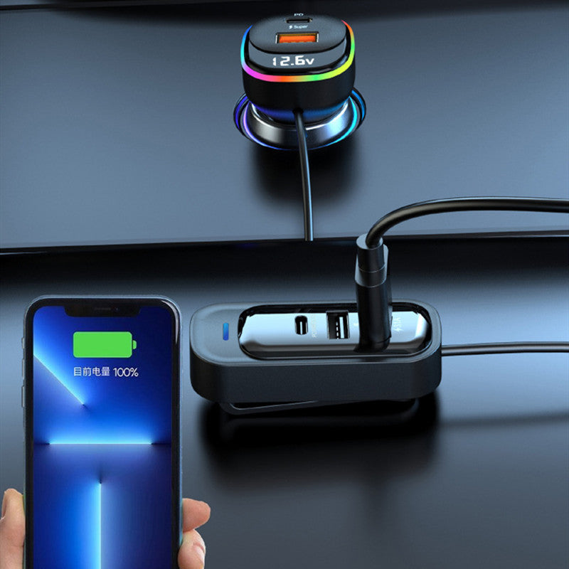 Multi-Port Fast Charge Car Charger – in use
