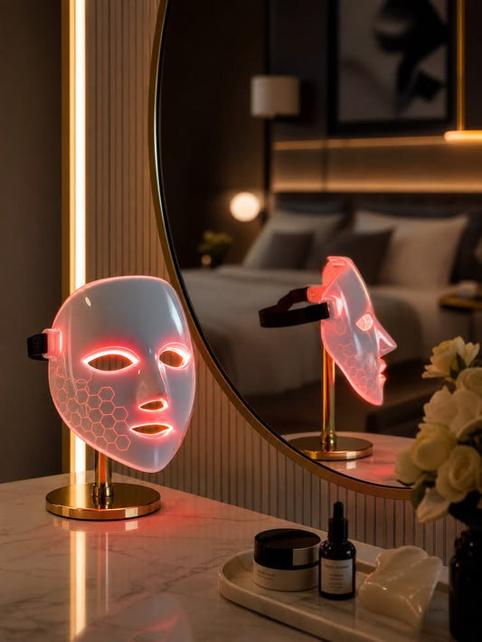 Red Light Therapy Silicone Face Mask – detail