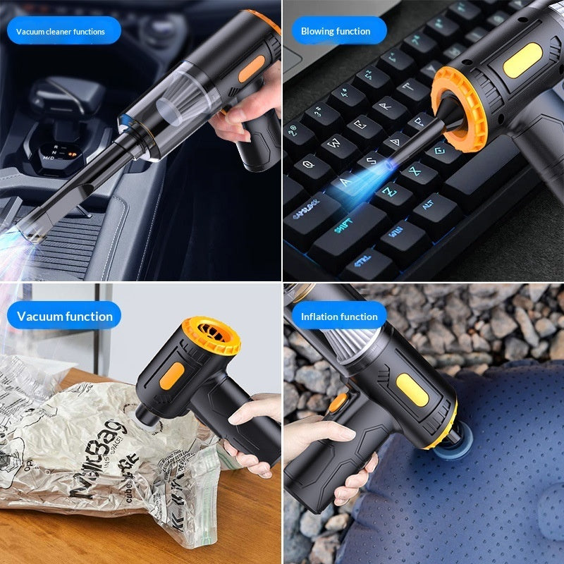 Portable Wet & Dry Car Vacuum Cleaner – in use