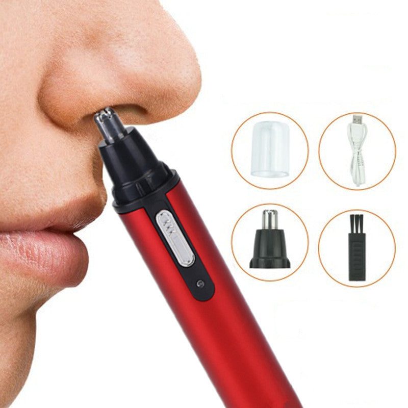 Electric Nose Hair Trimmer – in use